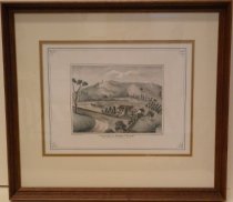 1878 Residence of George F Keiffer Moore & DePue Lithograph