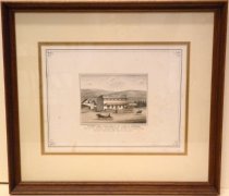 1878 Store and Residence of John D Husing Moore & DePue Lithograph