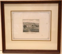 1878 Residence of Theodore Finger Moore & DePue Lithograph