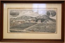 1878 Cascade Cheese Factory and Residence of RE Steele Moore and DePue Lith