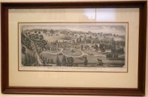 1878 Mountain Home Ranch Property of EW Burr Moore and DePue Lithograph
