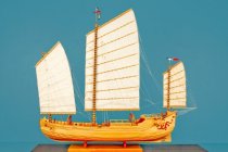 Foochow Pole Junk Model Ship by Charles Parsons
