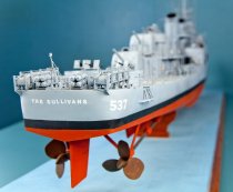 USS The Sullivans Model Ship by Charles Parsons
