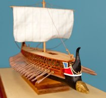 Trireme Model Ship by Charles Parsons