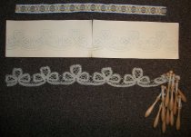 c. 1978 Bobbins with Lace Pattern
