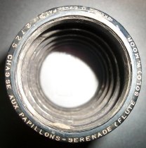 Edison Blue Amberol Cylinder-Chasse Aux Papillons