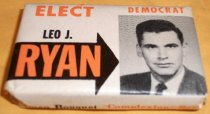Elect Leo J. Ryan 1958 Campaign Soap