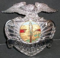 SMCSO Sergeant Badge Belonging to Gjon T. Pawson, c. 1981-1986