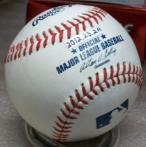 2012 Willie Mays Autographed Baseball