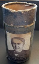 Edison Blue Amberol Cylinder Case