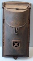 c. 1926-1929 iron mailbox from Everett & Maybelle Schumacher’s home on Warr
