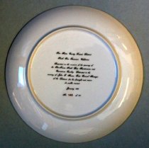 SamTrans Commemorative Plate, 1988