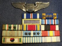 Jacket Detail for US Air Force Reserves Uniform, c. 1970-1982