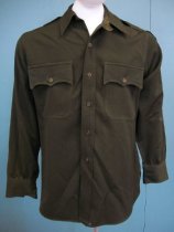US Army Air Forces Olive Dress Shirt, c. 1942-1946