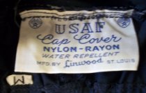 US Air Force Uniform Raincover for Officer's Service Cap, c. 1950-1982