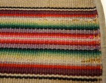 Woven Wool Throw Rug, n.d. (detail)
