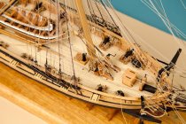 Detail of Prince De Nuefchatel Model Ship by Charles Parsons, 1814