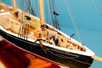Detail of Bluenose Model Ship by Charles Parsons