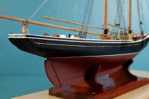 Detail of Bluenose Model Ship by Charles Parsons