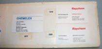 Chet Sandberg Chemelex and Raychem Business Cards