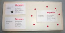 Chet Sandberg Chemelex and Raychem Business Cards