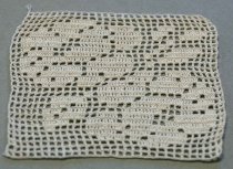 Crocheted Tablecloth Section, n.d.