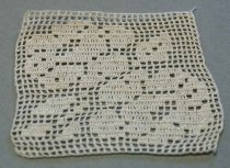 Crocheted Tablecloth Section, n.d.