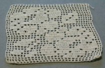 Crocheted Tablecloth Section, n.d.