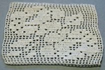 Crocheted Tablecloth Section, n.d.