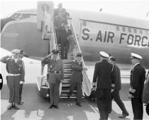 President Dwight Eisenhower Arriving at SFO, 1960