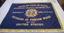 Veterans of Foreign Wars Banner, n.d