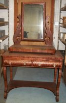 Writing Table, c. 1900-1935 with Shaving Mirror