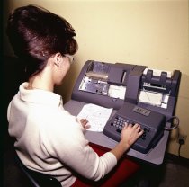 Equipment at Lenkurt Electric Company in San Carlos, 1965