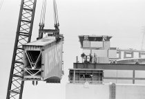 San Mateo Hayward Bridge Construction, 1967