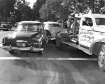 Car Crash on El Camino Real in Burlingame, May 1949