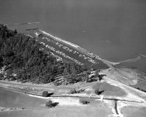 Aerial View of San Mateo Yacht Club Looking Southwest to Northeast, 1957