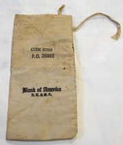 Bank of America Deposit Bag, n.d.