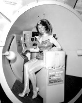 Futuristic Publicity shot for Minneapolis-Honeywell Regulator Company at Sa