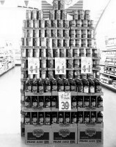 Del Monte Display with Prices at Purity Store in Burlingame, 1962