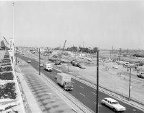 Underpass Construction at Hillsdale and El Camino in San Mateo Looking Nort