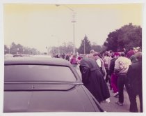 Untitled (Robert Halperin in Superbowl XIX Crowd), 1985