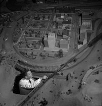 Model Railroad Exhibit at The San Mateo County Fair, January 1963