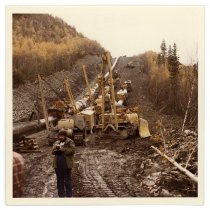 Untitled (Raychem Alyeska Pipeline Construction), 1975
