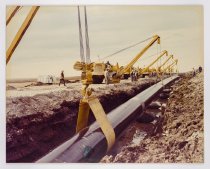 Untitled [Raychem Alyeska Pipeline Construction], 1974
