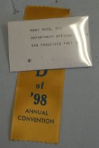 Daughters of '98 Convention Badge