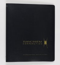 Raychem Corporation 3-Ring Binder, c. 1967s-1970s