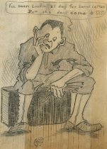 Sketch by Alvin Page Colby, c. 1917-1918