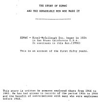 The Story of Eimac and the Remarkable Men Who Made It, 1996