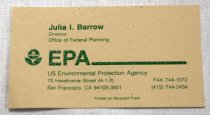 Julia Barrow EPA Card