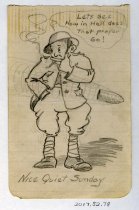 Sketch by Alvin Page Colby, c. 1917-1918